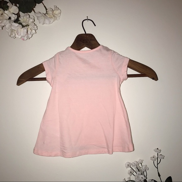 NWOT Carter’s light pink sparkly bow girls shirt - Picture 3 of 3